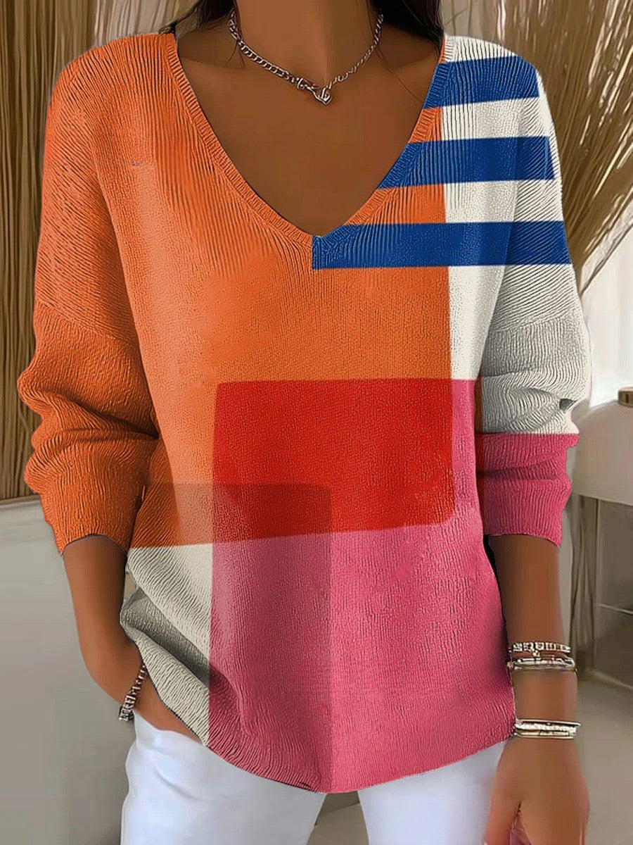 Beatrice | Women's Pullover with V-Neck