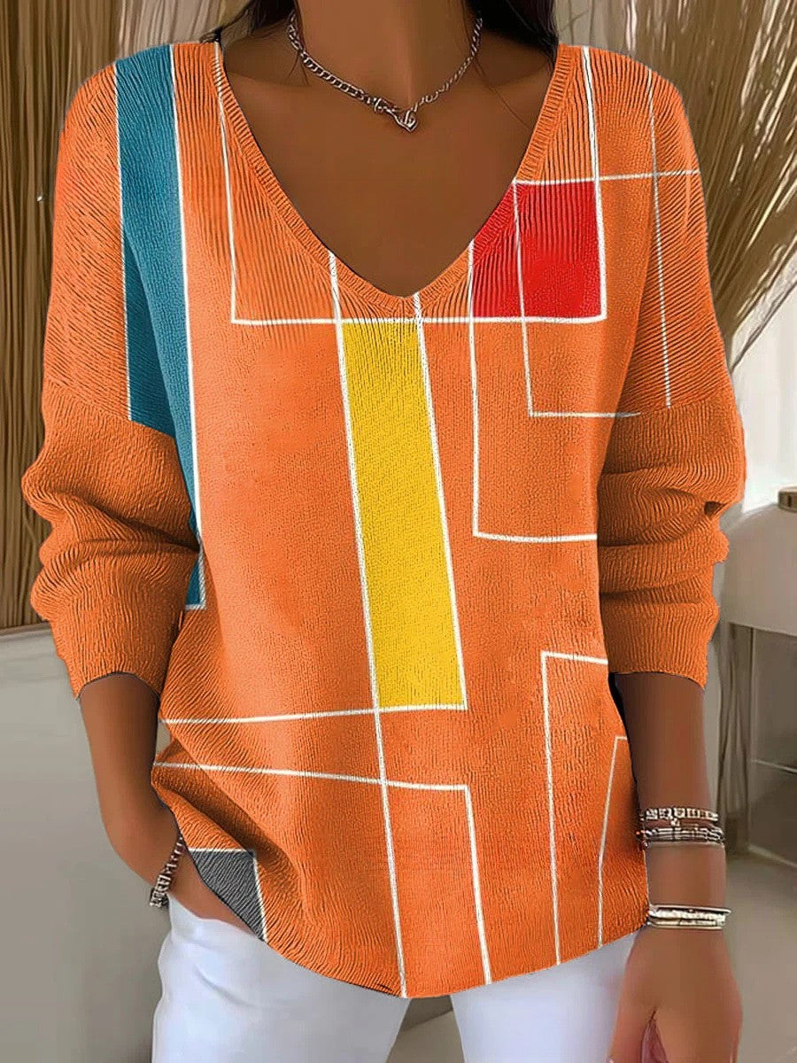 Beatrice | Women's Pullover with V-Neck
