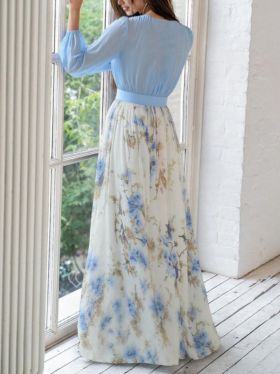 Fiorella | Women's Elegant Maxi Dress with Floral Print