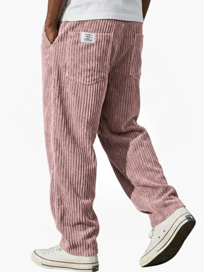 Laurent Monaco | Men's Trousers with Pockets and Drawstring