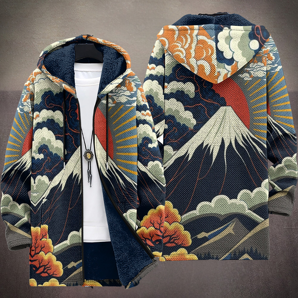 Women's Alyana's Stunning Volcano Art-inspired Cardigan
