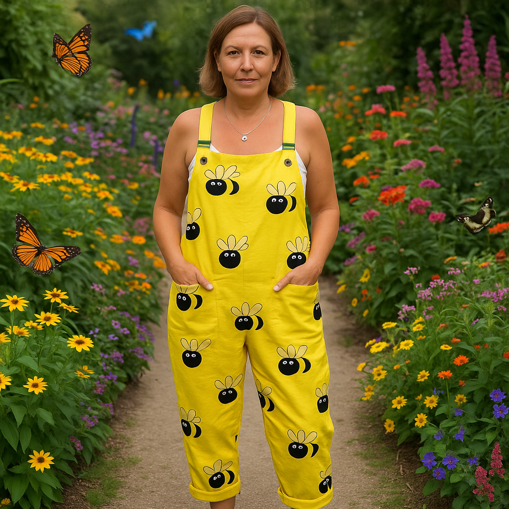 Women's Wide Leg Jumpsuit, Effortless Comfort & Stylish Floral Print with Pockets
