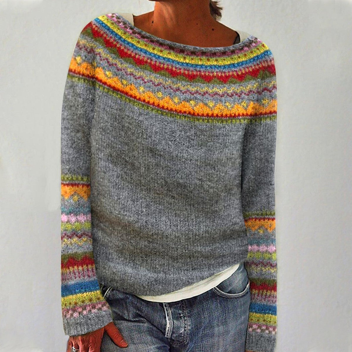 Beatrice | Women's Casual Retro Pullover