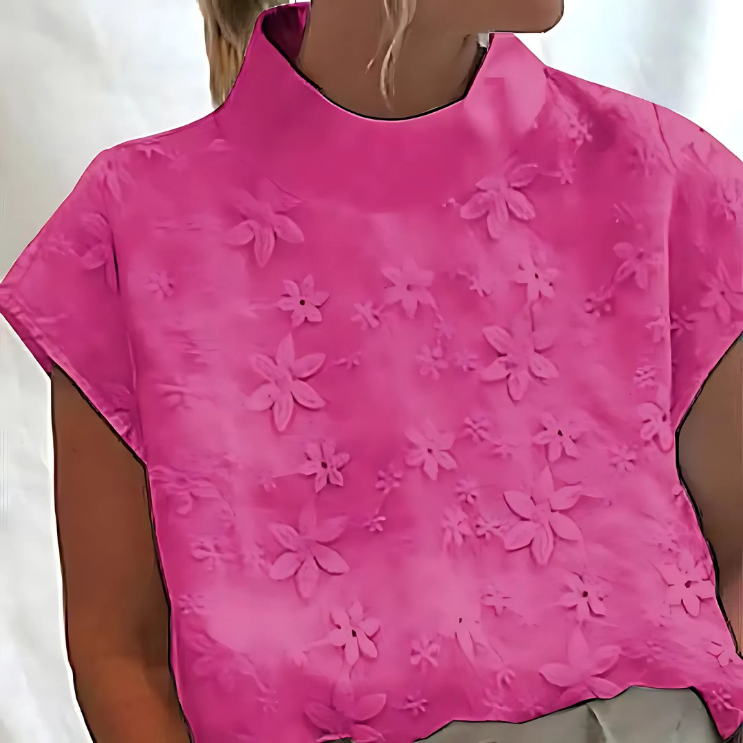 Doutzen | Women's Trim Half-Sleeve Blouse