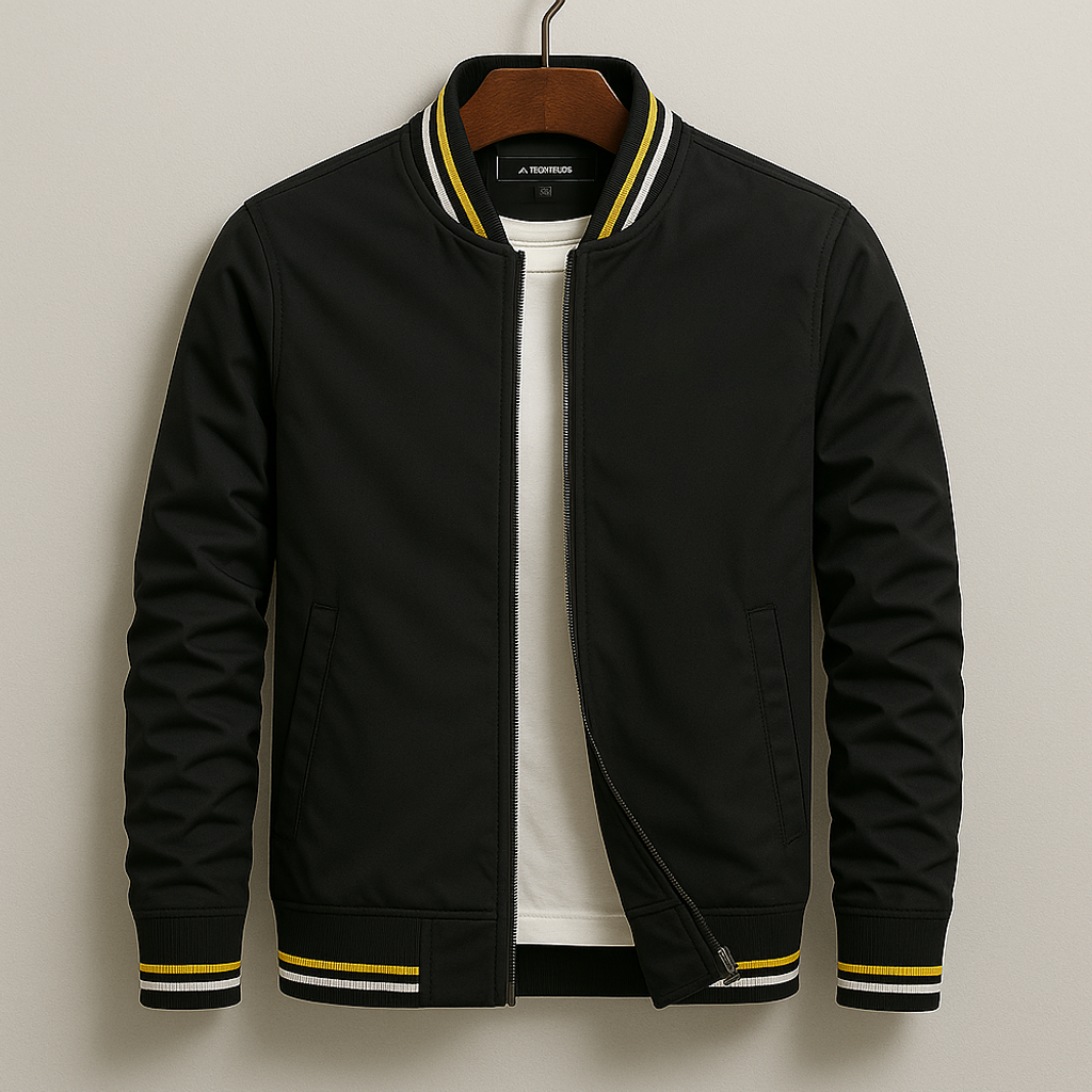Colton | Striped Parker Jacket with Pockets