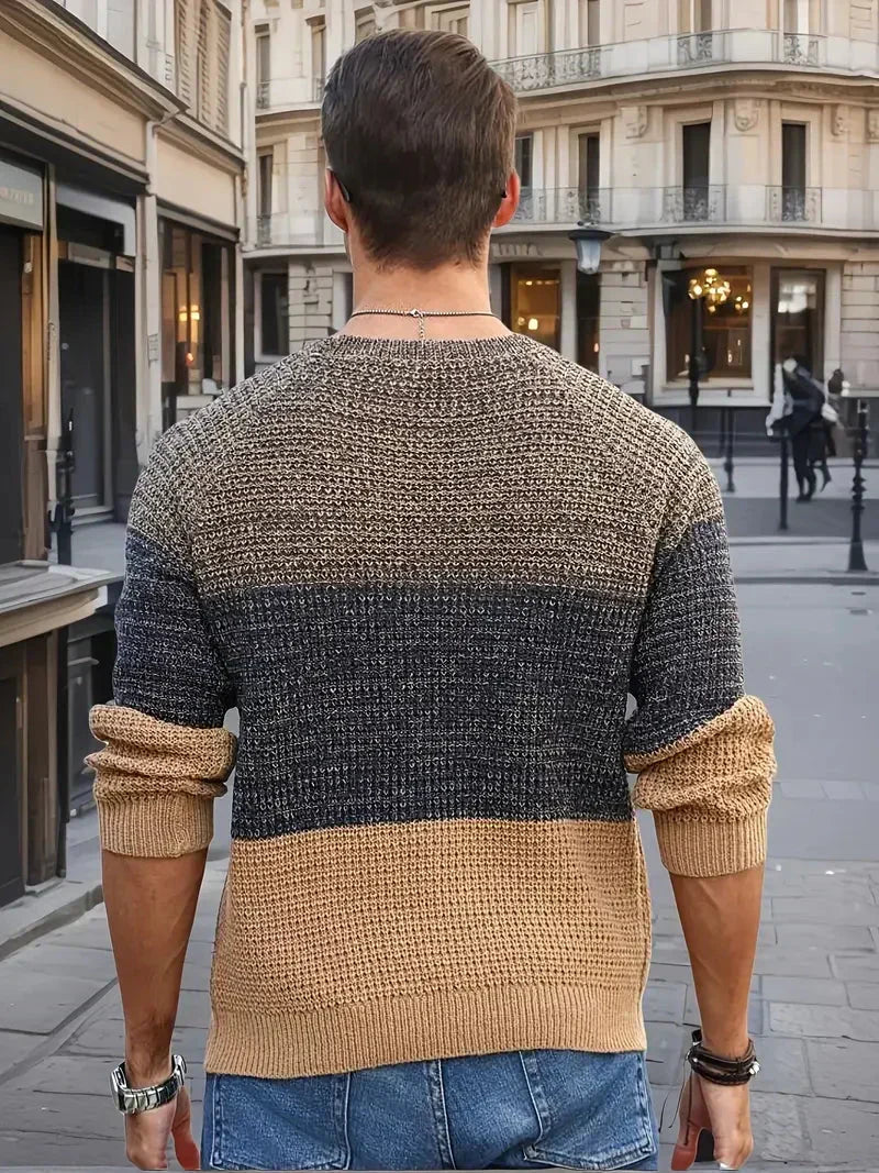 Men's Brit & Boho | The Orion Geometric Jumper