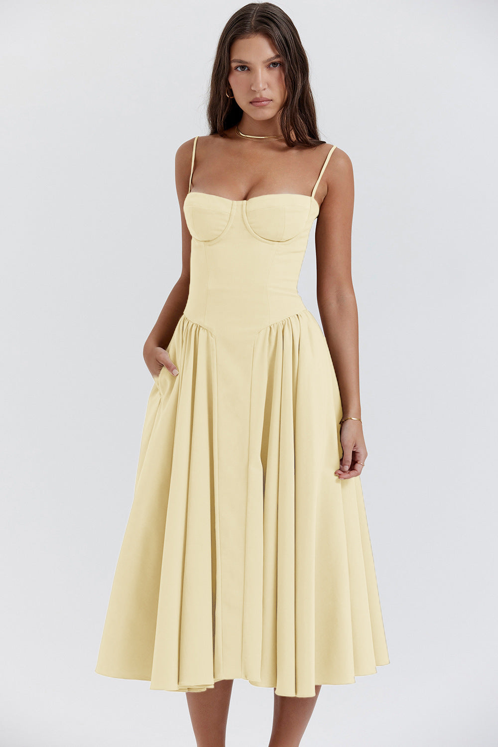 Kiki | Women's Retro Midi Dress
