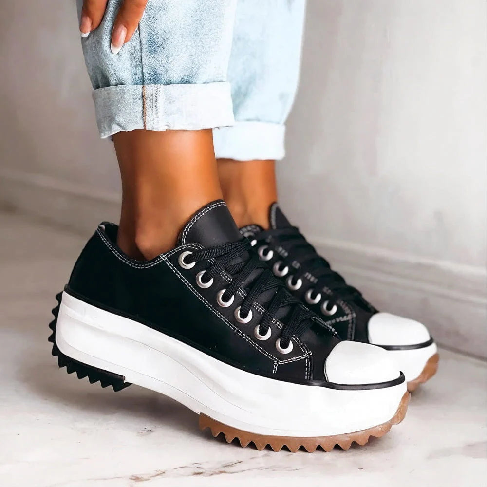 Lola | Women's Cushioned Lace-Up Orthopedic Shoes