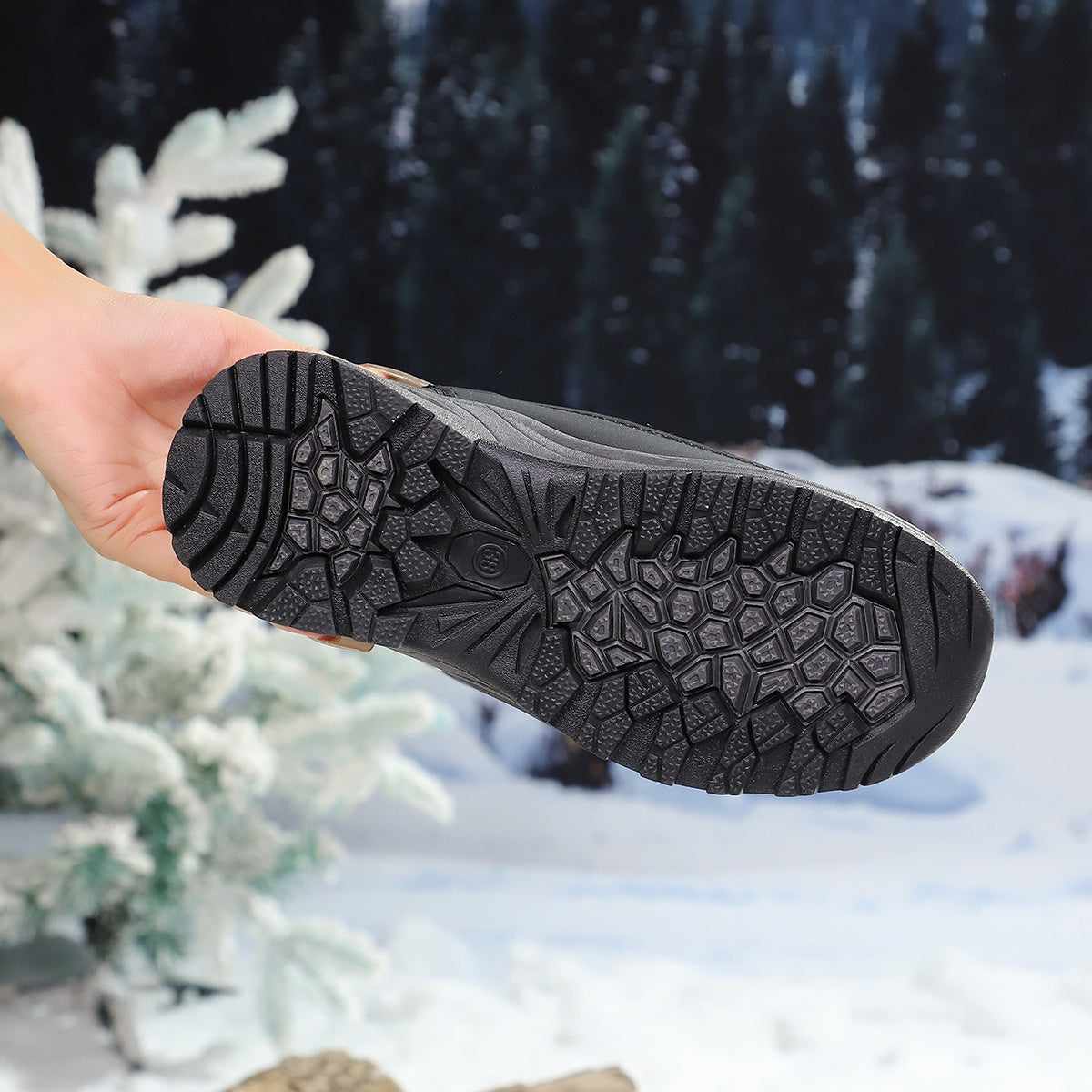 Cushioned Slip-On Premium Mid-Calf Women's Winter Snow Boots