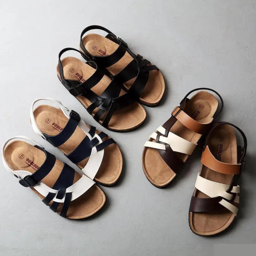 Steltraud | Cushioned Open-Toe Premium Outdoor Sandals for Ultimate Comfort