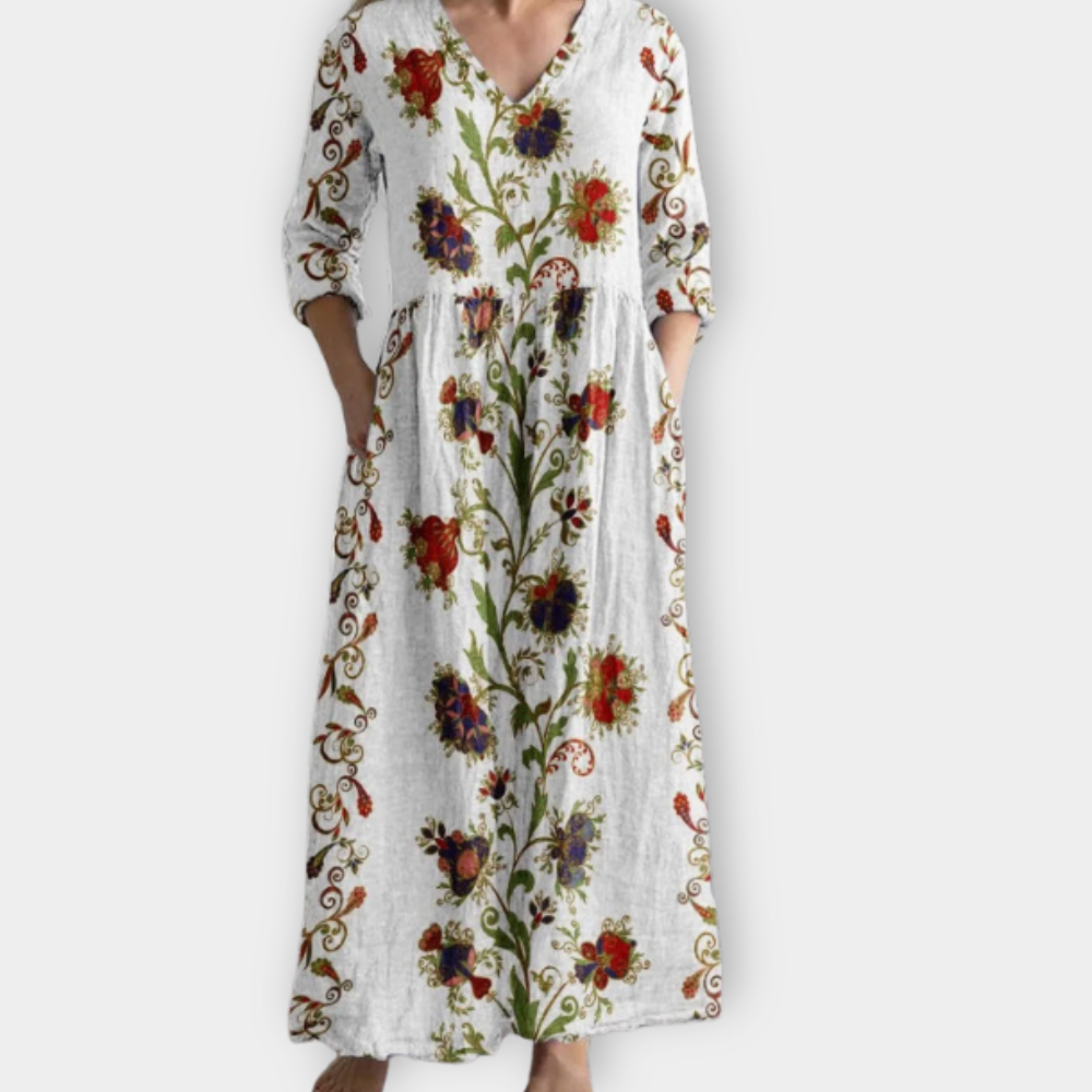 Floriah | Women's Boho Maxi Dress Made of Soft Premium Fabric