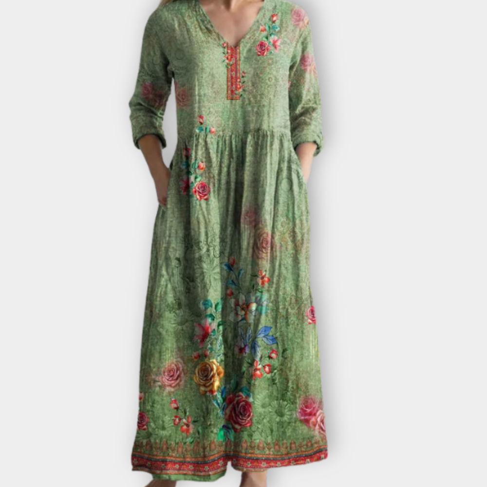 Lanfrida | Women's Boho Maxi Dress Made from Soft Premium Fabric