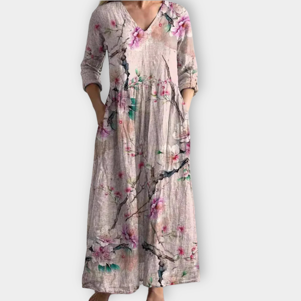 Radegunda | Women's Boho Maxi Dress Made of Soft Premium Fabric
