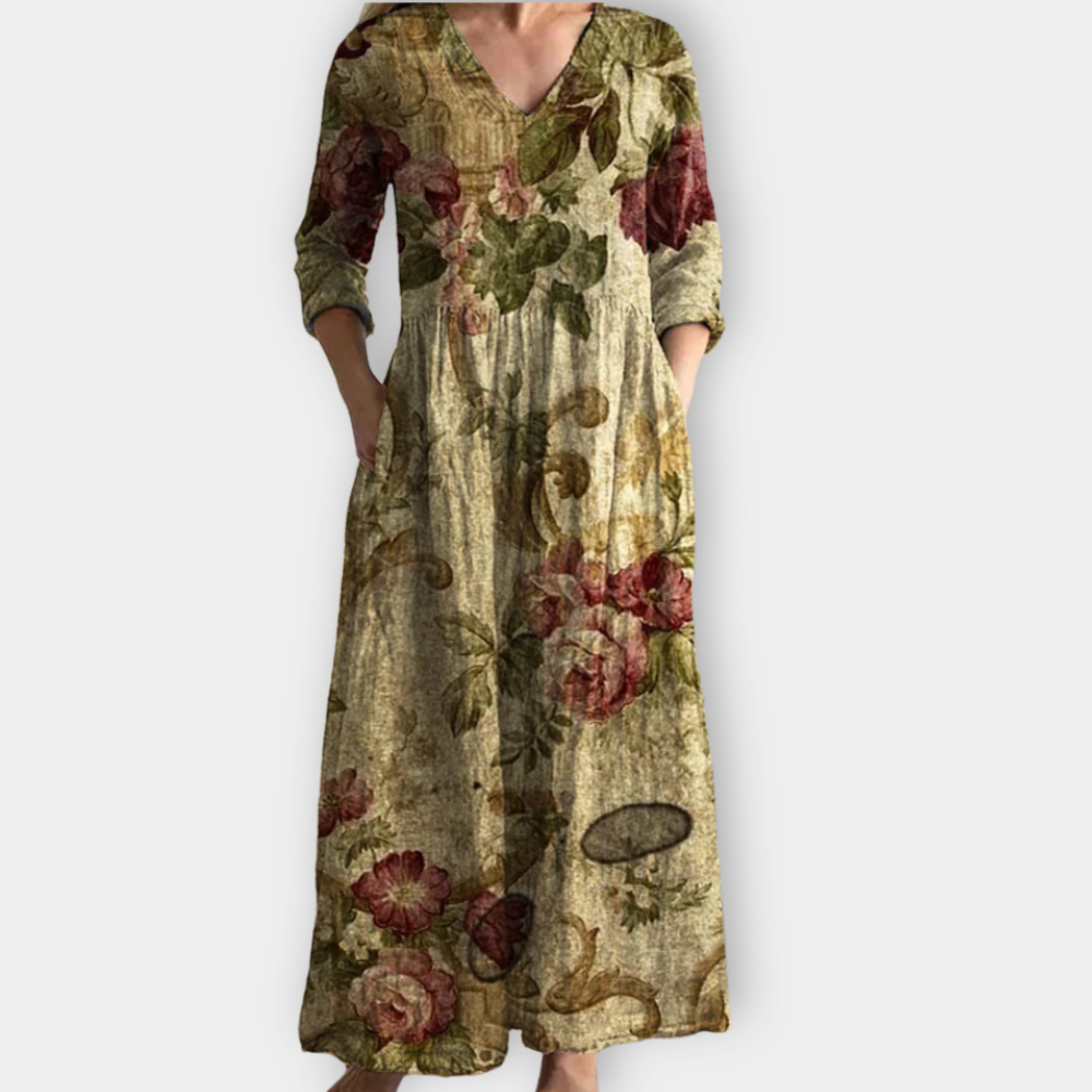 Quassia | Women's Boho Maxi Dress Made of Soft Premium Fabric