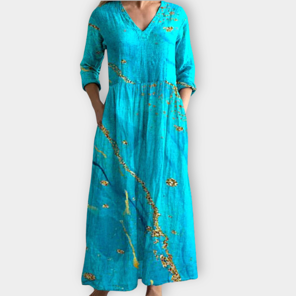 Veltrud | Women's Boho Maxi Dress Made of Soft Premium Fabric