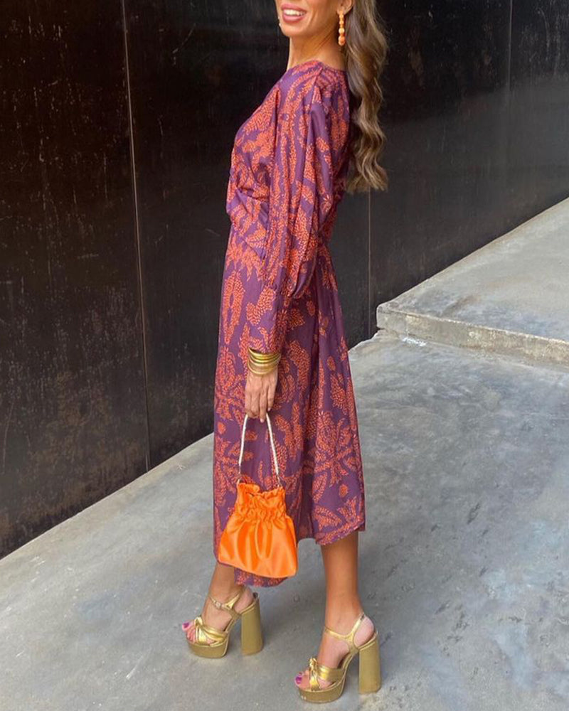 Giulia | Women's Elegant Dress with Long Sleeve