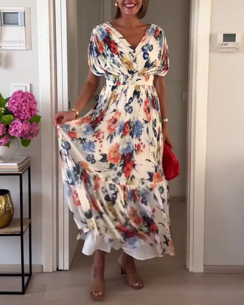 Florelle | Women's Elegant Floral Maxi Dress