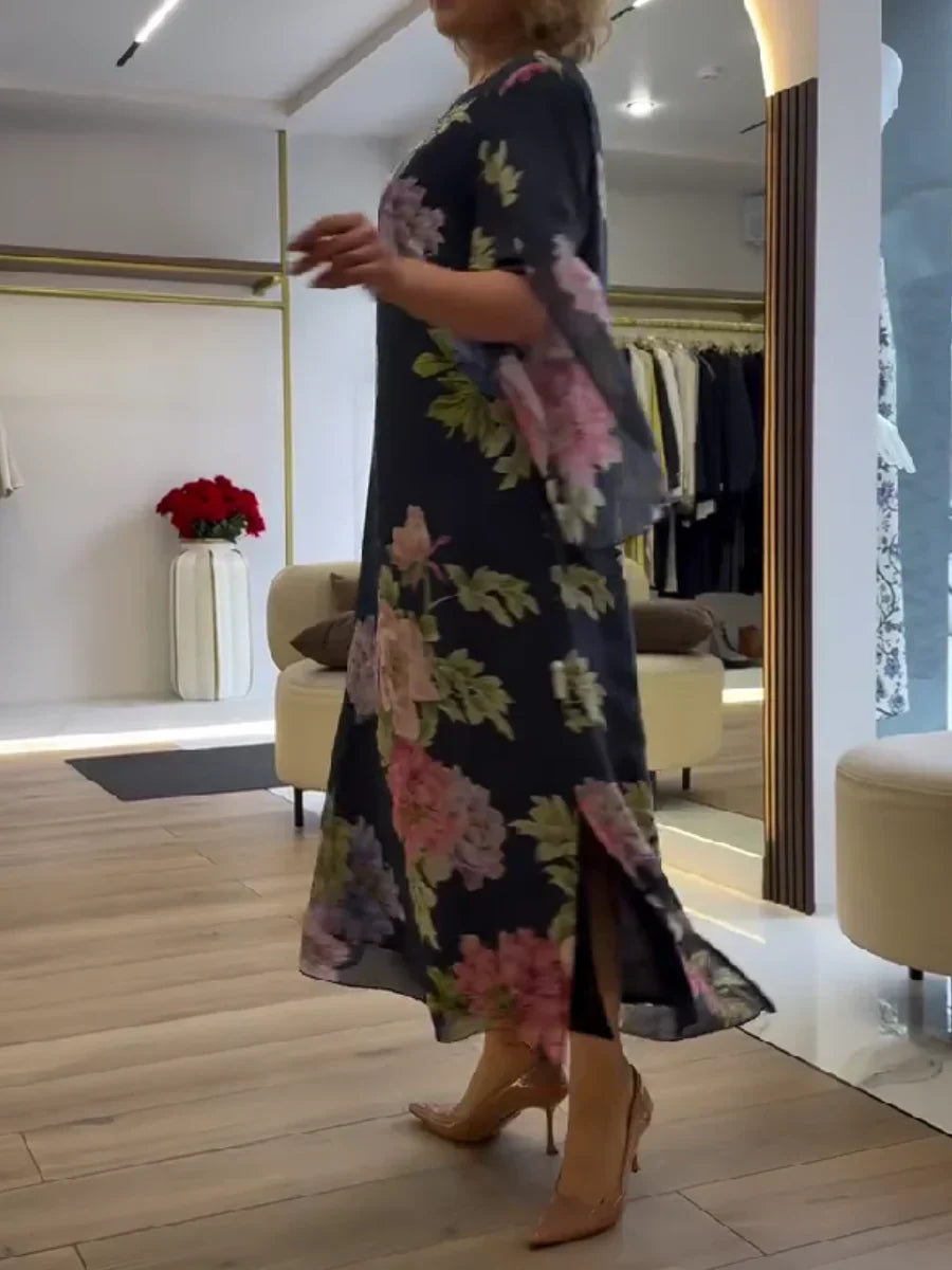 Women's Lightweight Floral Print Maxi Dress for Ultimate Comfort