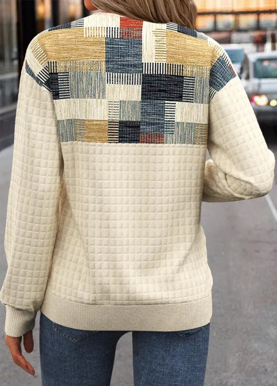 Linora | Women's Patchwork with Buttons