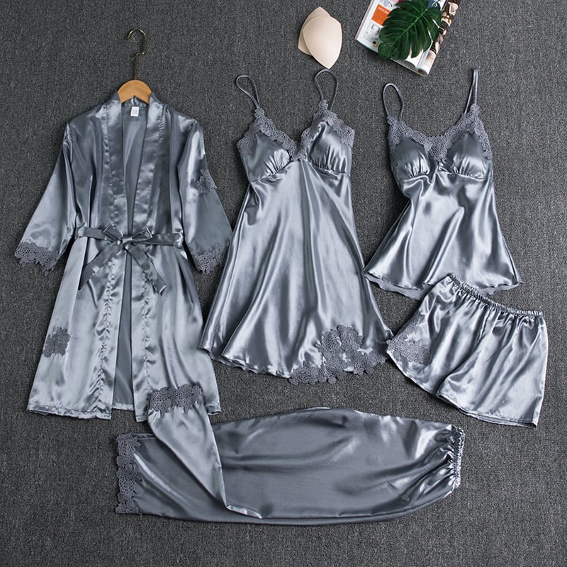 Lena | Women's 5-Piece Nightwear Set