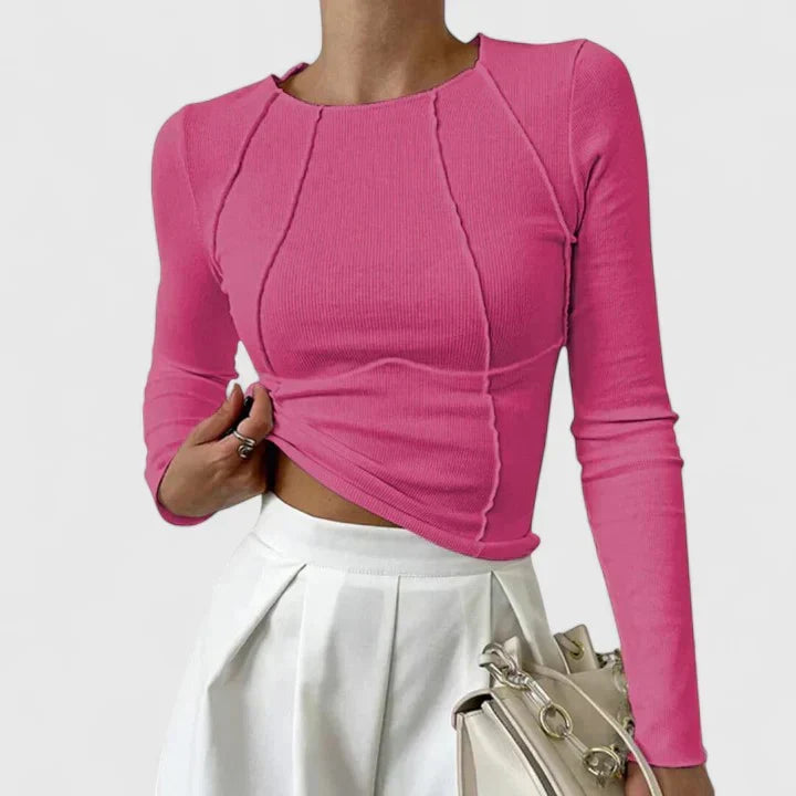 Rozminda | Longline Comfortable Long Sleeve Top