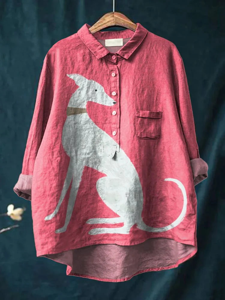 Daisy | Longline Dog Art Shirt