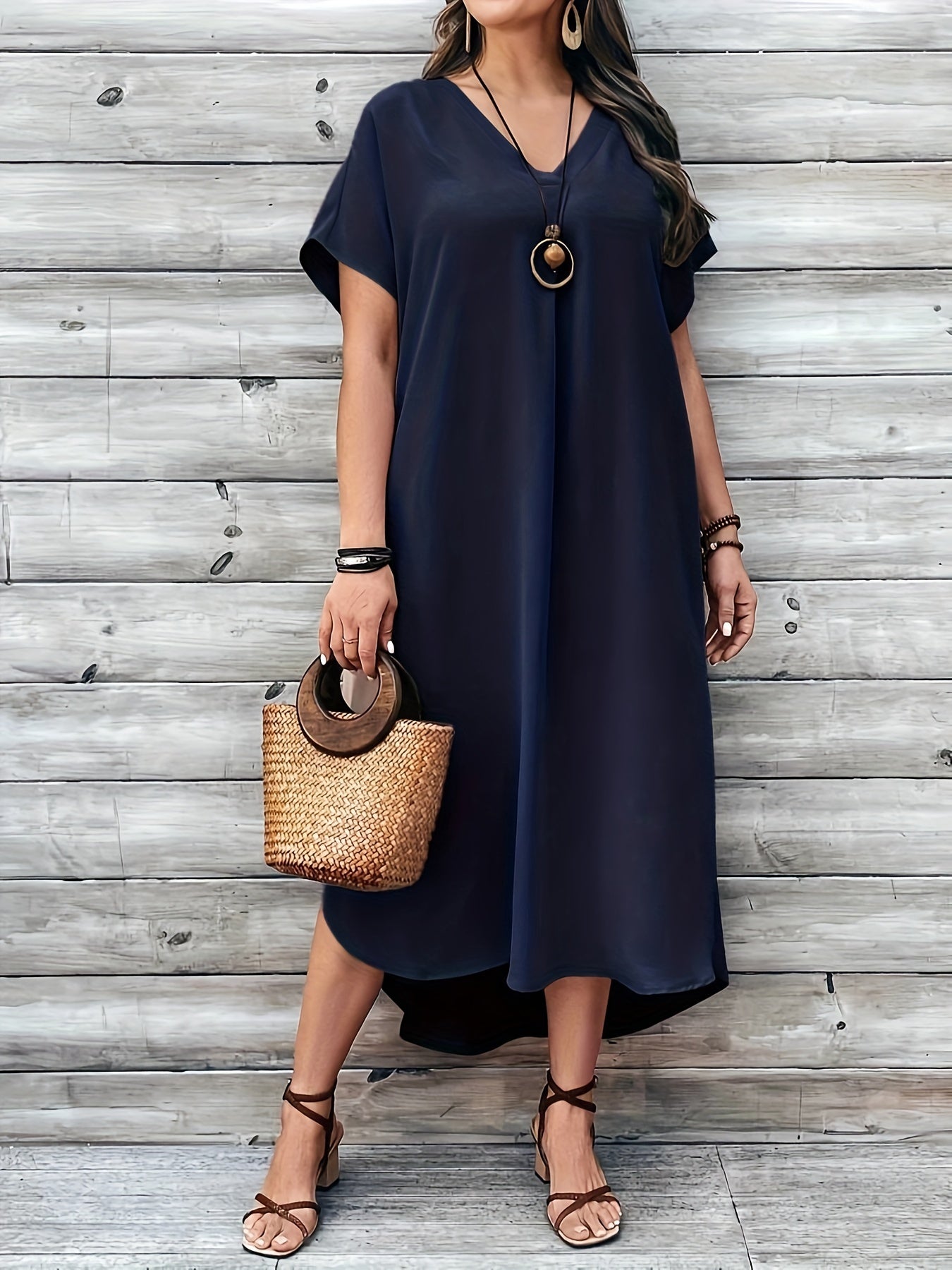 Gwendie | Women's Flowing Comfort Midi Dress
