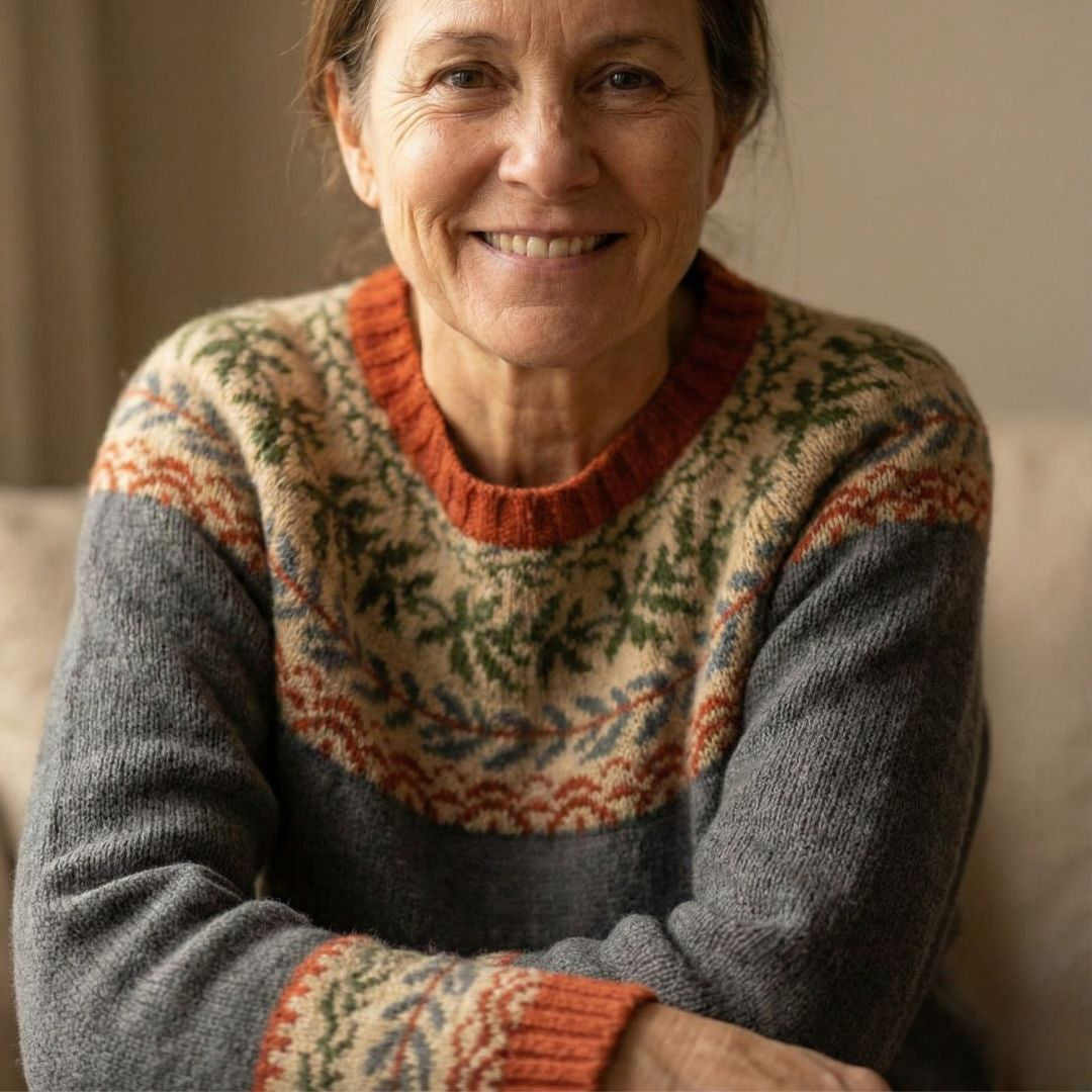 Eleanor | Heritage Nordic Knit Sweater