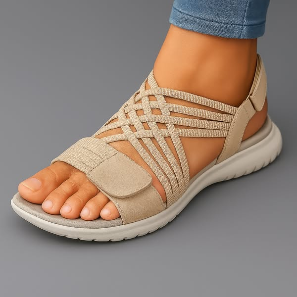 Sanarita | Women's Cushioned Open-Toe Lightweight Orthopedic Sandals