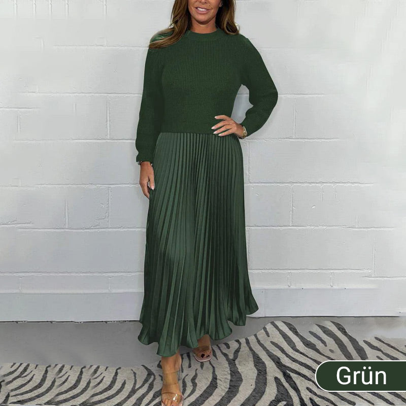 Sophie | Women's Elegant Pleated Midi Dress