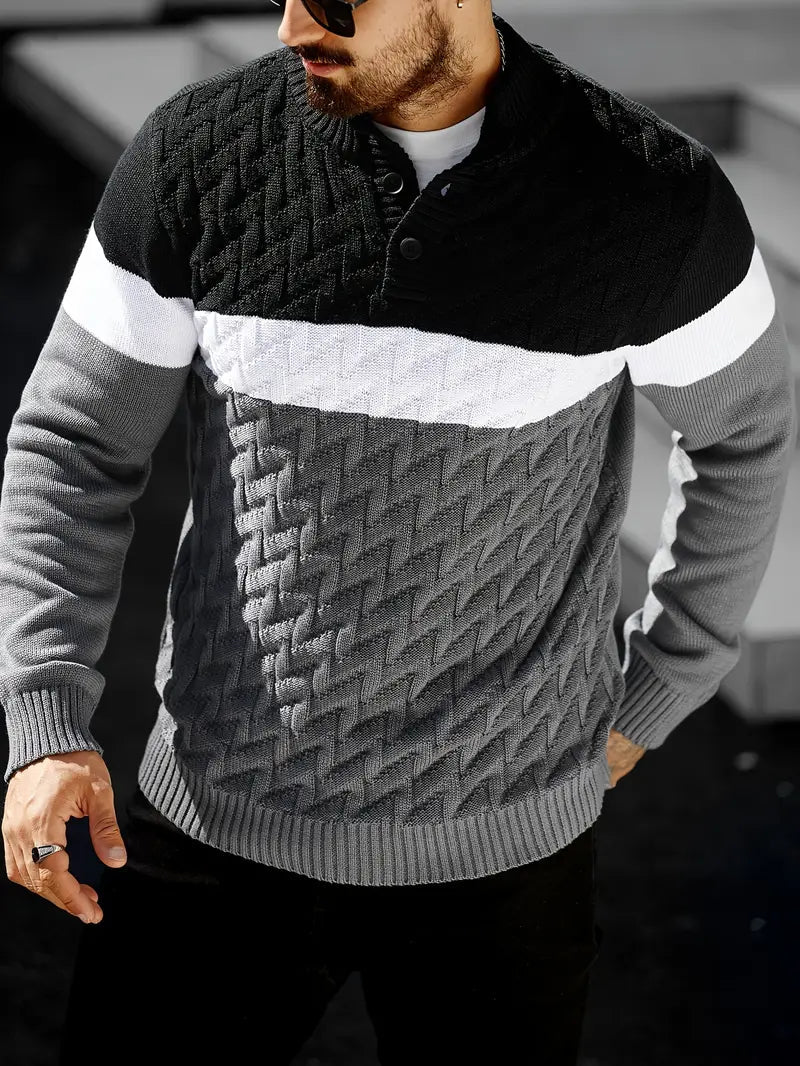 Men's Brit & Boho | The Atlas Henley Jumper