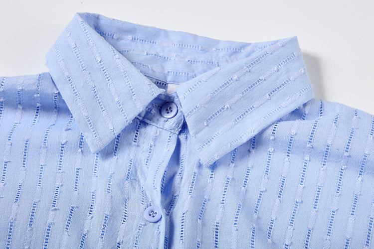 Maud | Women's Longline Stylish Shirt & Shorts Set