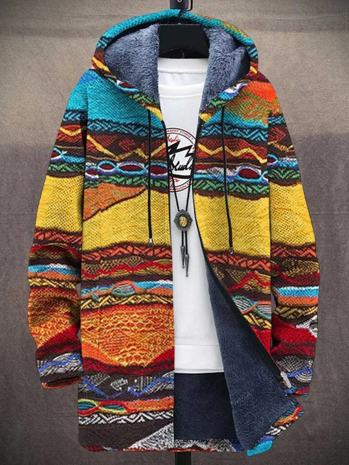 Bronte | Longline Luxurious Cardigan with Artistic Inspiration