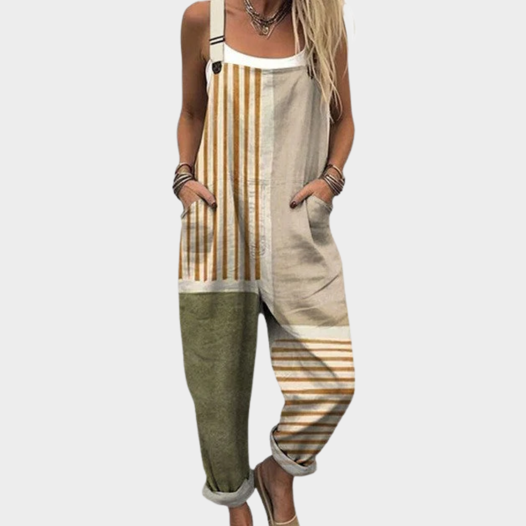 Women's Comfortable Printed Dungarees