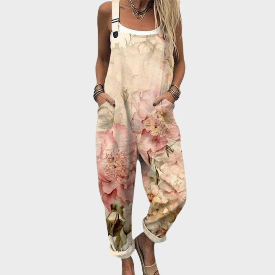 Women's Comfortable Printed Dungarees
