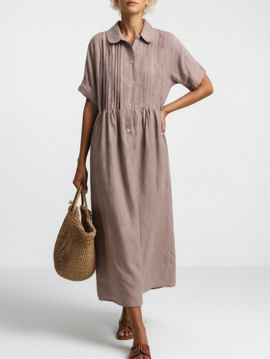 Lysandra | Women's Longline Breezy Summer Shirt Maxi Dress