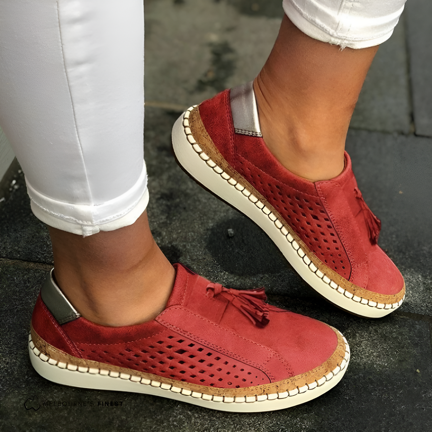 Kelsey | Women's Cushioned Orthopedic Summer Slip-Ons