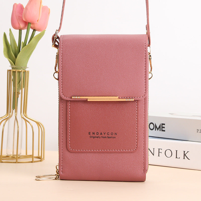 Cora | Chic Touch Screen Messenger Bag for Mobile Phones
