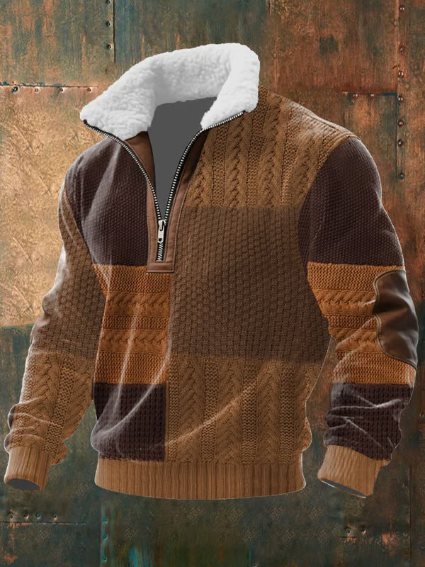 Josef | Quality Zip Up with Shearling Lined Collar