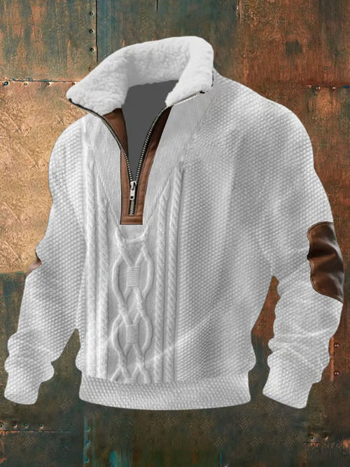 Karl | Quality Zip Up with Shearling Lined Collar