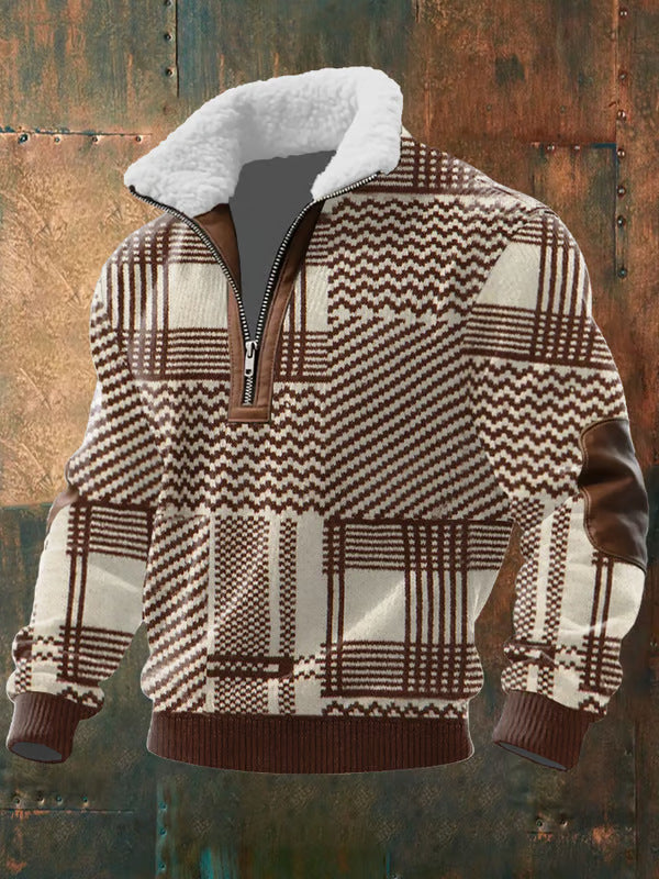 Oskar | Quality Zip Up with Shearling Lined Collar