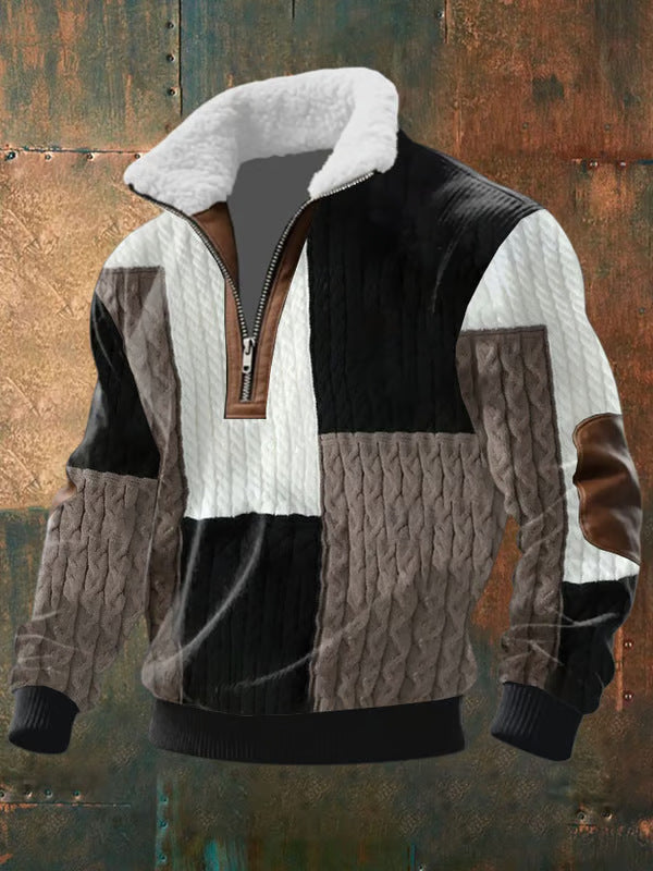 Marcus | Quality Zip Up with Shearling Lined Collar