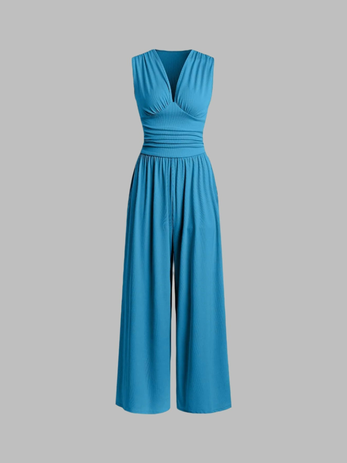 Charity | Women's Stylish Sleeveless Wide-Leg Jumpsuit