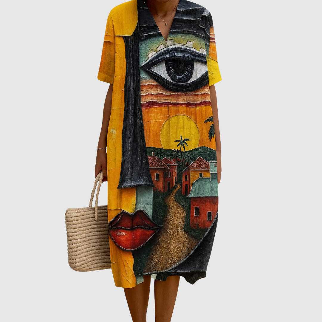 Nova | Women's Relaxed Glow Midi Dress