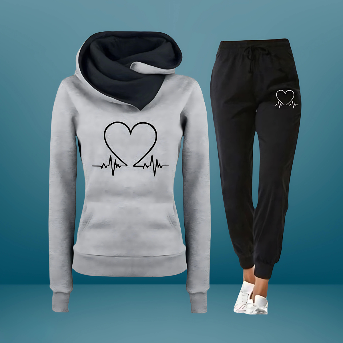 Heartbeat | Women's Tracksuit with Long Sleeve