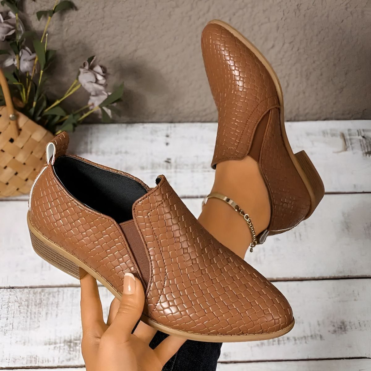 Alexa | Women's Cushioned Lace-Up Comfort Oxford Shoes