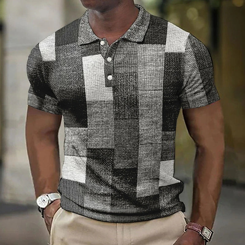 Esben | Men's Stylish Multicolour Polo Shirt
