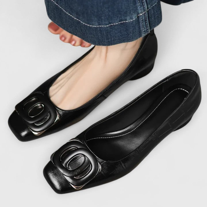 Jozie | Women's Cushioned Square-Toe Elegant Shoes