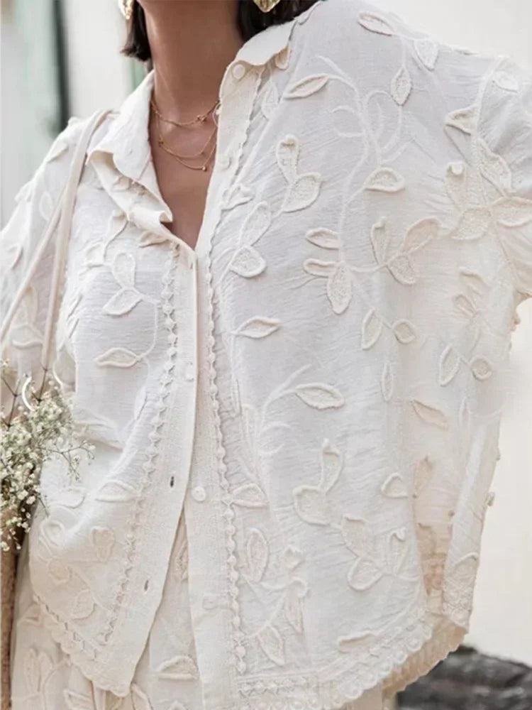 Gracelyn | Women's Floral Relaxed Elegant Casual Set