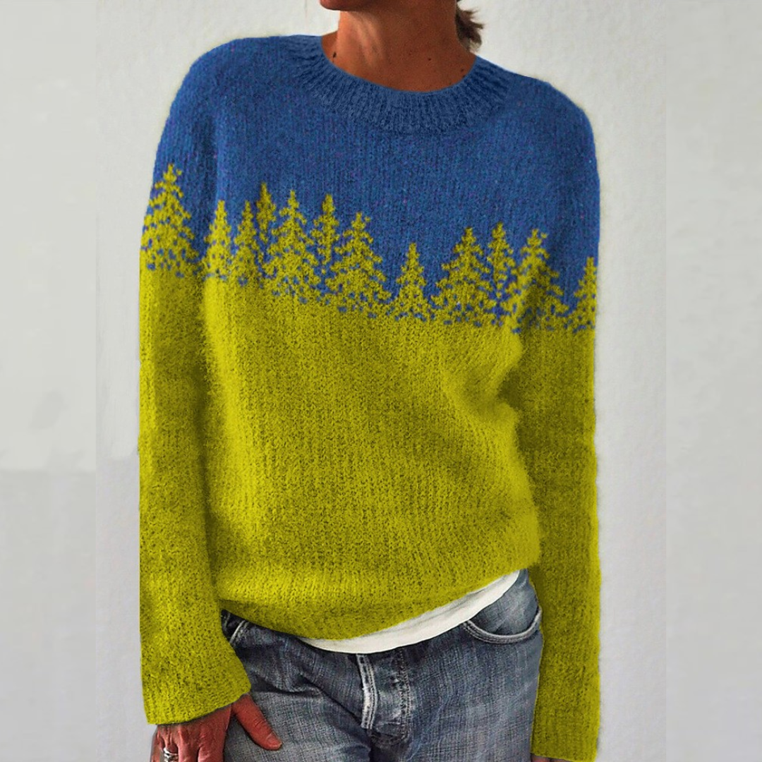 Silvana | Women's Relaxed Cozy Retro Jumper